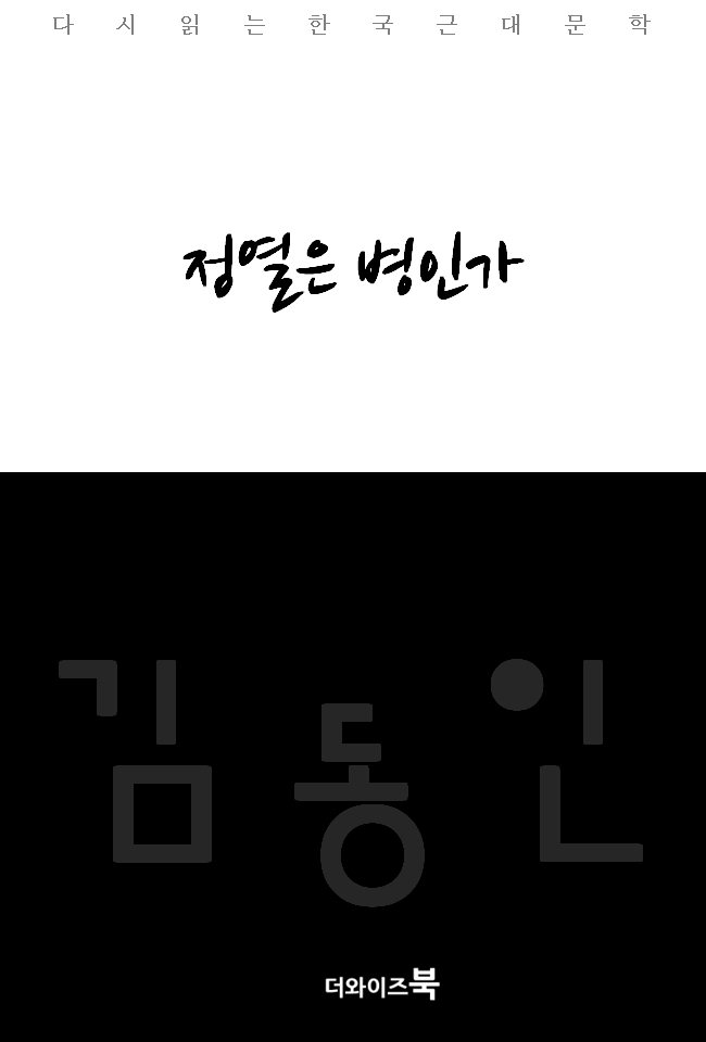 정열은 병인가 - [전자책] : 다시읽는 한국문학 / 김동인 [저]