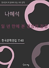 나혜석 -일 년 만에 본 경성의 잡감