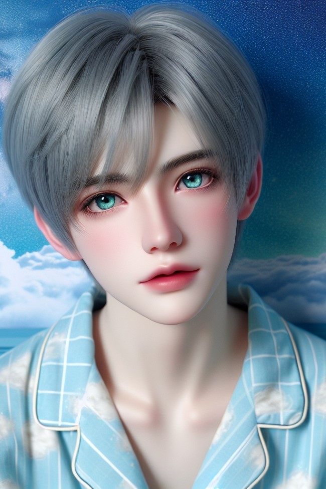 고요한 호수의 달빛을 품은 그대.